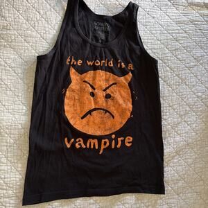 The Smashing Pumpkins The World Is A Vampire Tank Top Mens S 2023 Band Tee